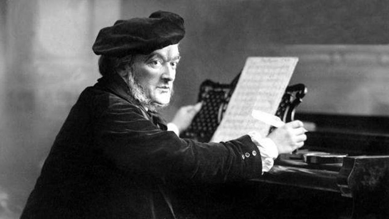 Foto: Richard Wagner, fotografiado en 1875