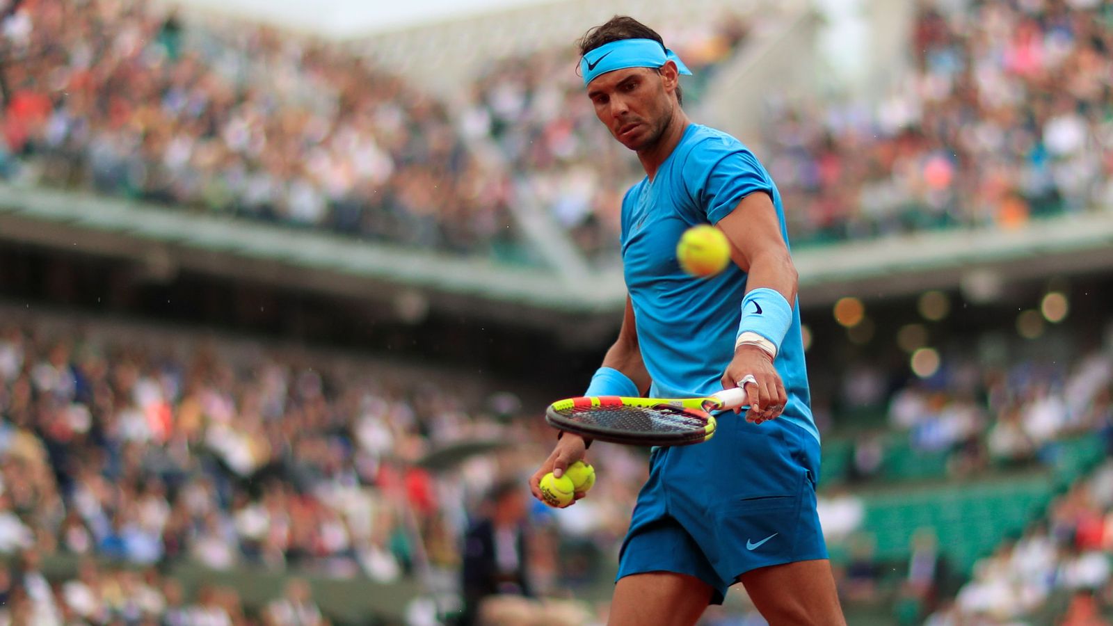 Foto: Rafa Nadal, este jueves en Roland Garros. (Reuters) 