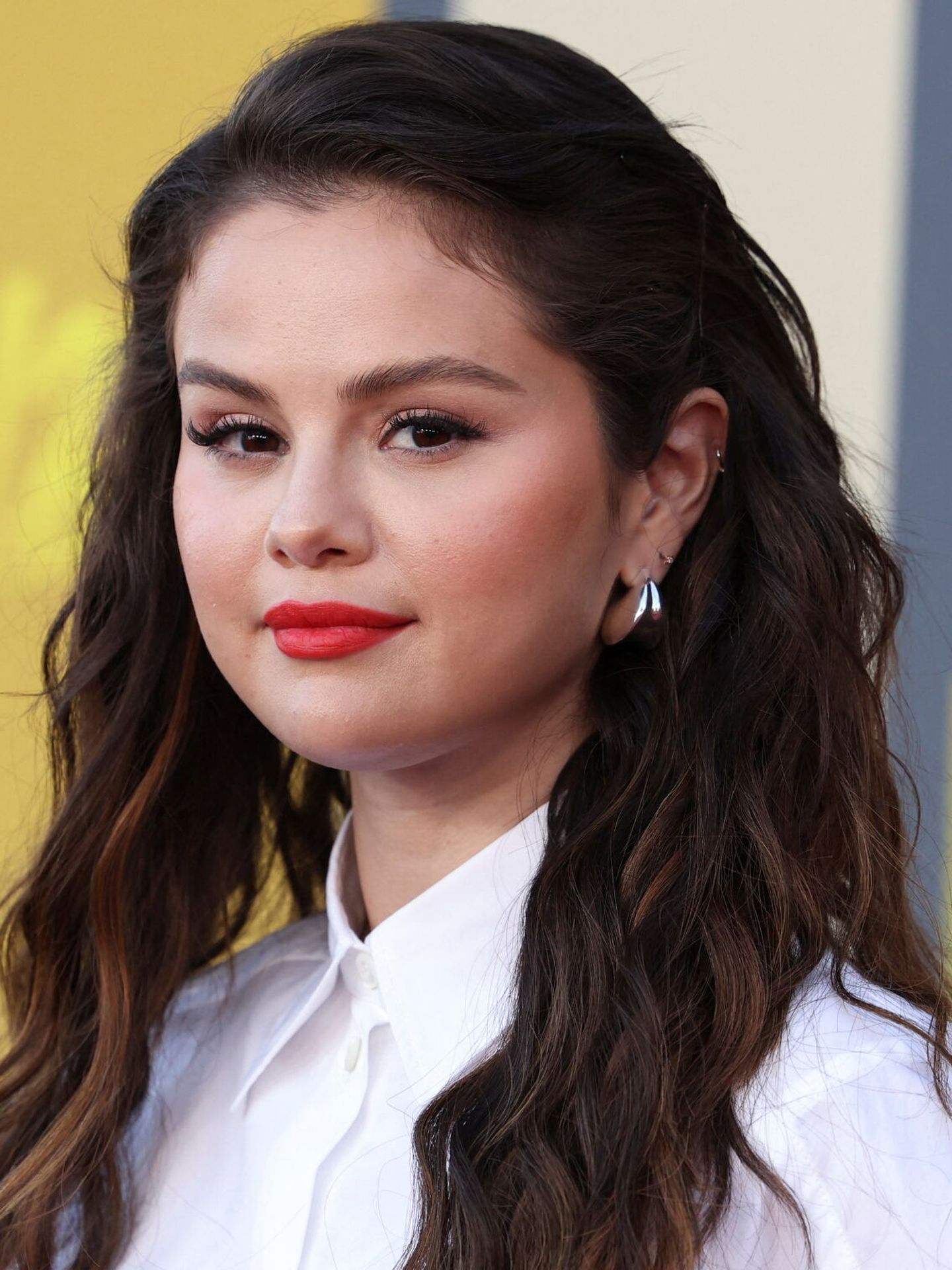 Selena Gomez, en la presentación de la segunda temporada de 'Only Murders in the Building'. (Reuters/Mario Anzuoni)