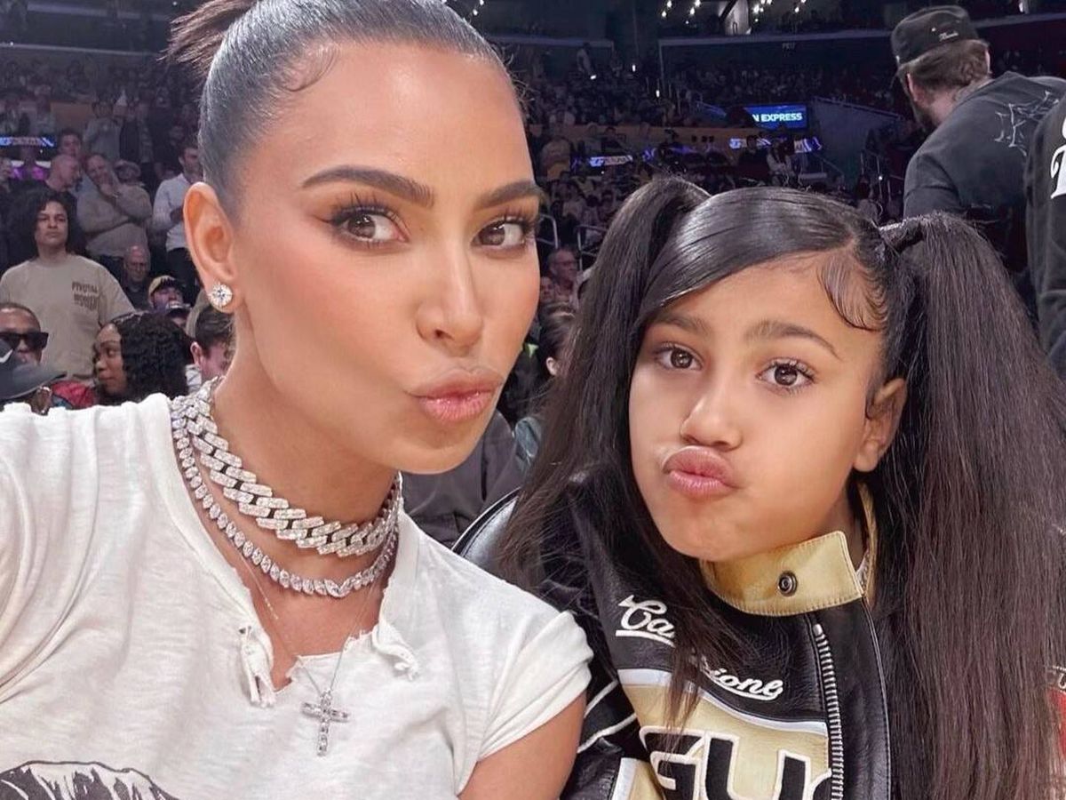 Foto: Kim Kardashian con su hija North de 10 años. (@kimkardashian)