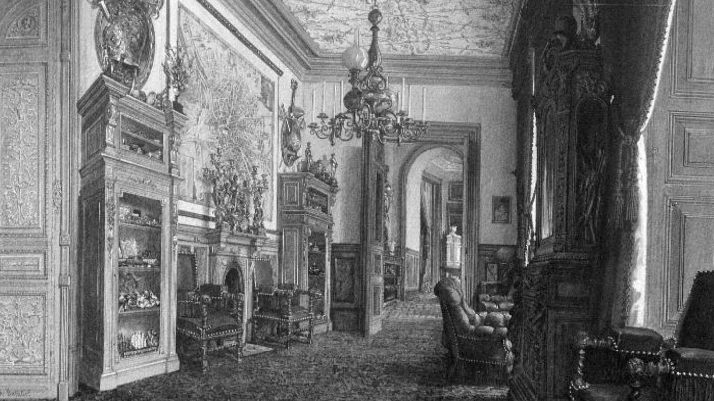 Interior del palacio de Alcañices. (Fototeca del Patrimonio Histórico del Ministerio de Educación) 