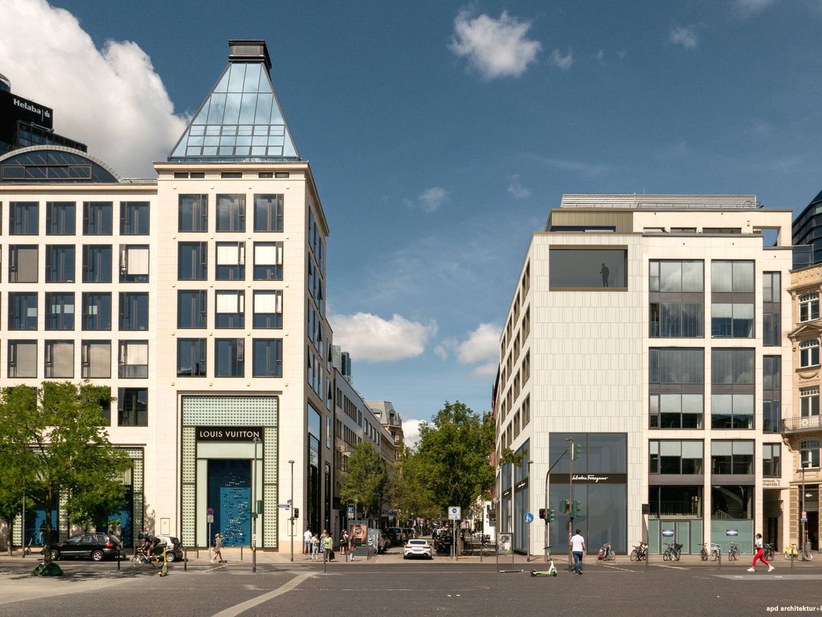 Foto: A la derecha, vista del edificio desde la Goetheplatz.