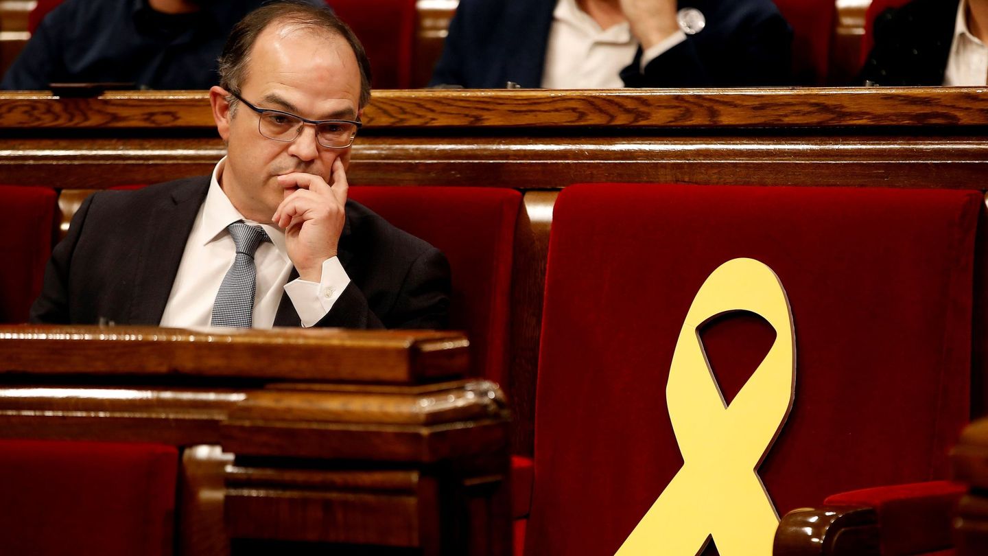 Jordi Turull, en el Parlament de Cataluña. (EFE)