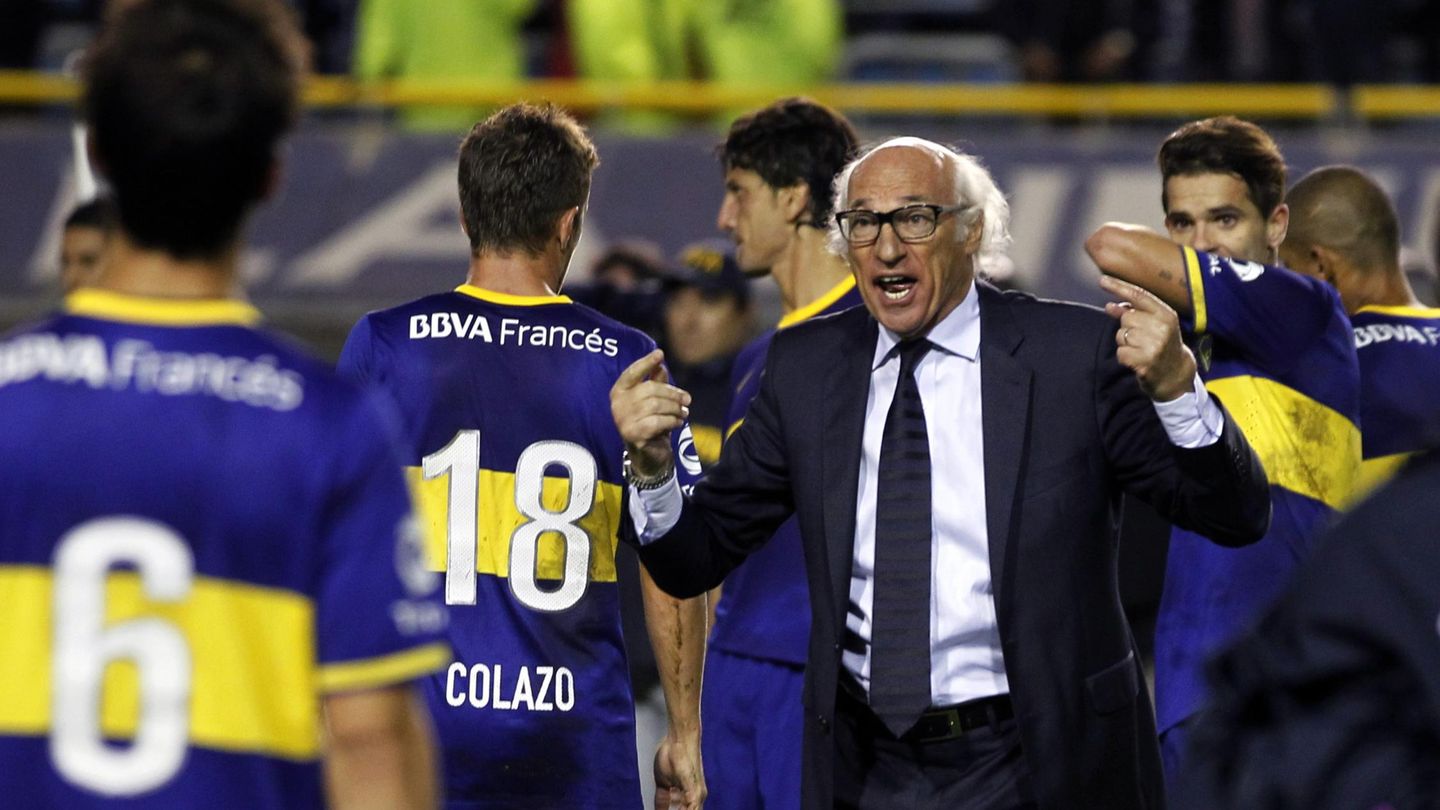 Carlos Bianchi entrenando a Boca Juniors. (REUTERS/Marcos Brindicci)