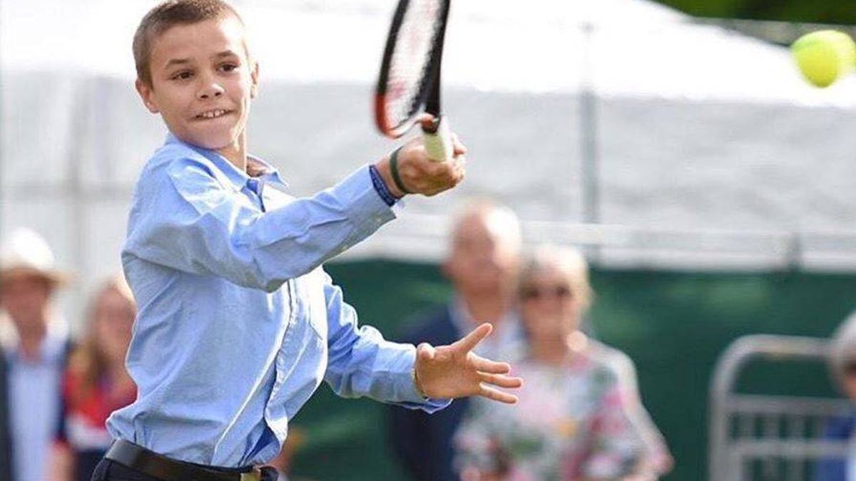 Romeo, el hijo de Beckham, alumno de Rafa Nadal para convertirse en estrella del tenis
