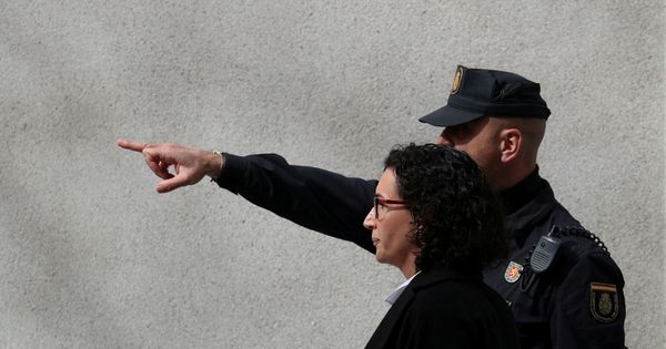 Foto: Marta Rovira, en el Tribunal Supremo. (Reuters)