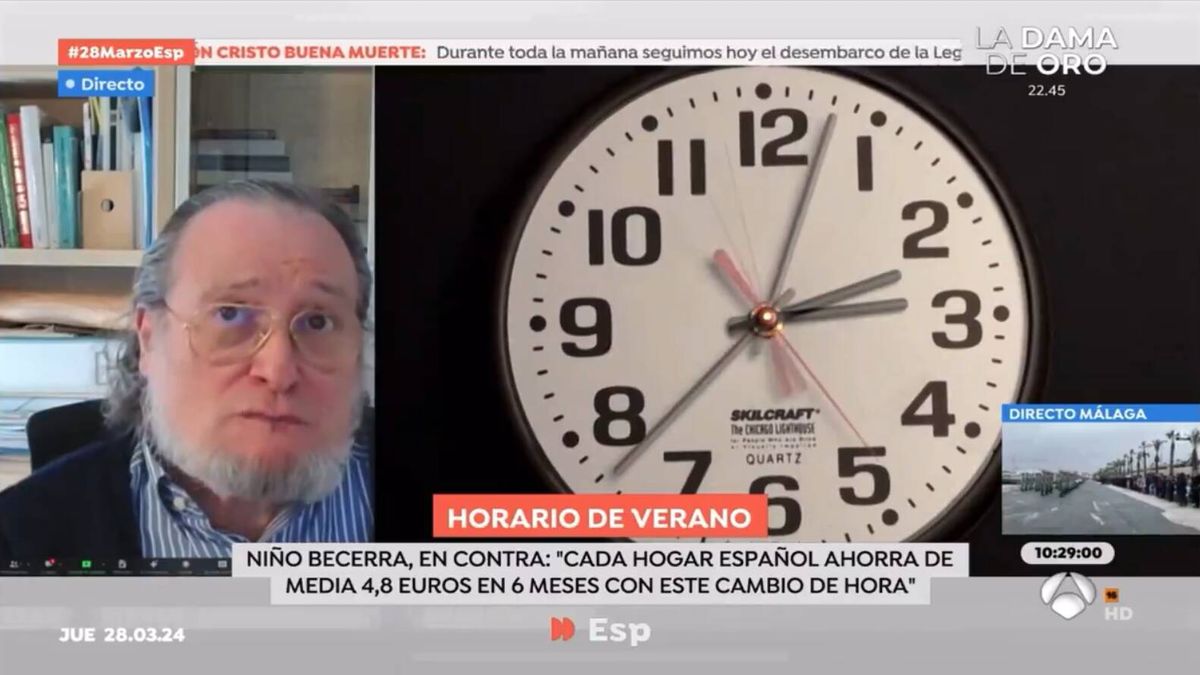 Niño Becerra clama contra el cambio de hora en 'Espejo Público': "No tiene ningún sentido"