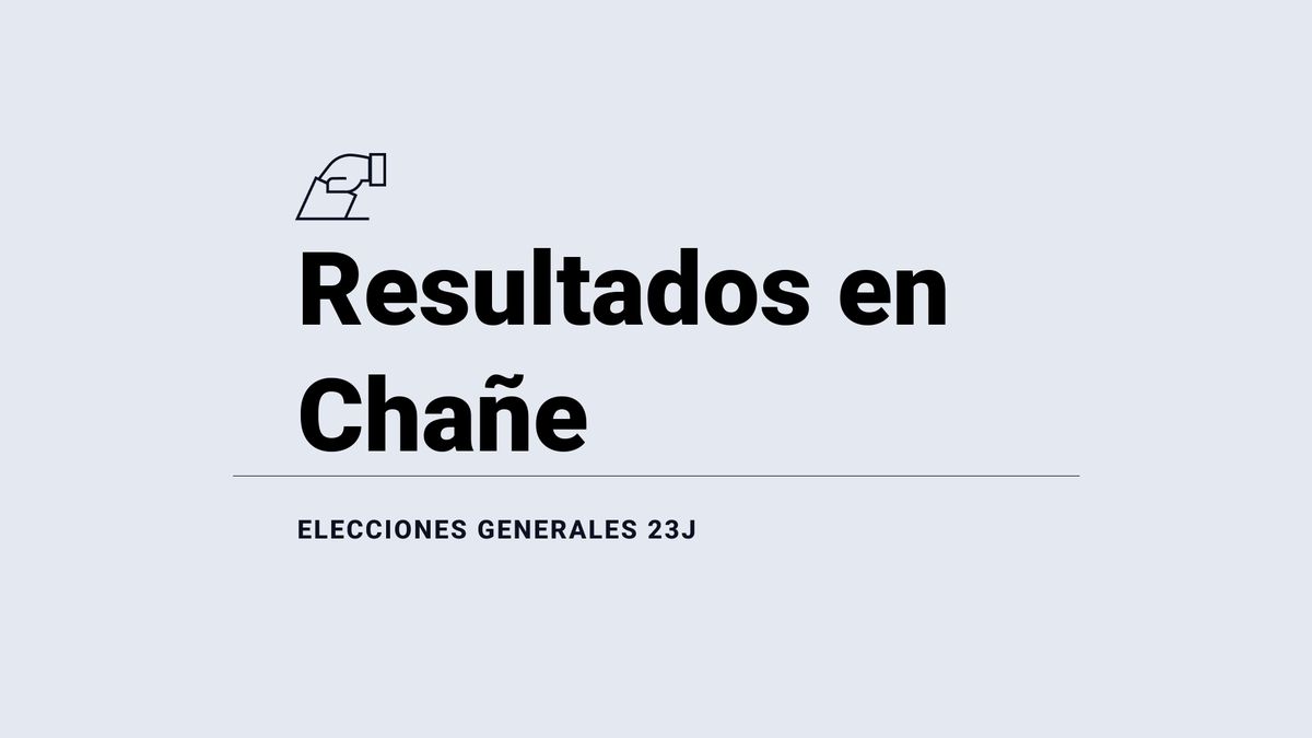 Resultados y escrutinio en Chañe de las elecciones generales 2023, última hora: el PP, el partido más votado