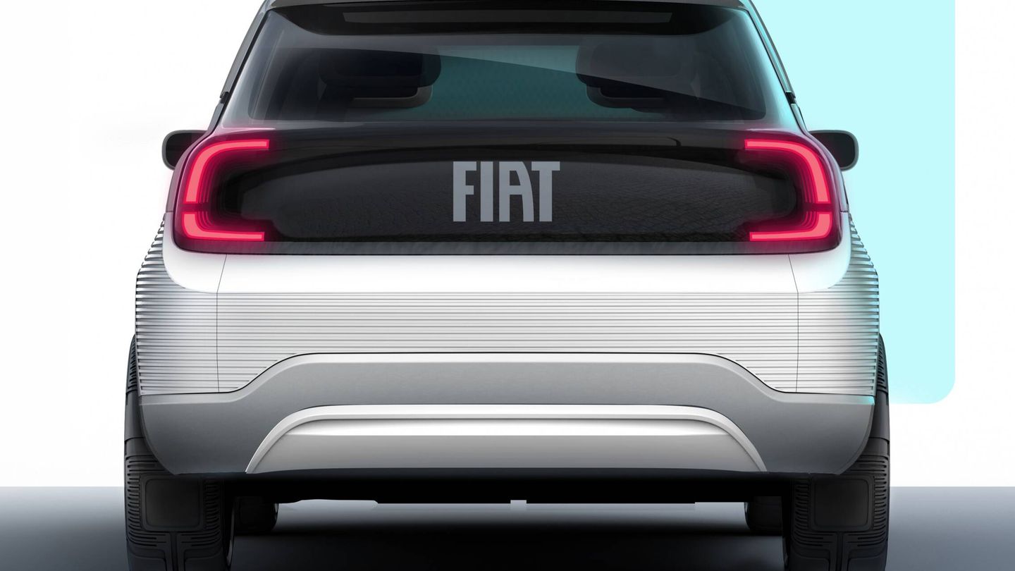 Vista posterior del Fiat Centoventi Concept presentado hace casi cuatro años en Ginebra.