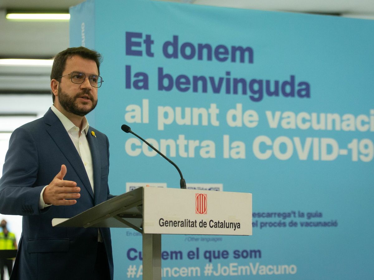 Foto: El 'president' de la Generalitat, Pere Aragonès. (EFE)