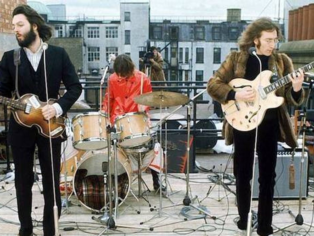 Foto: El mítico 'Concierto de la azotea' de The Beatles en 1969, su última actuación.
