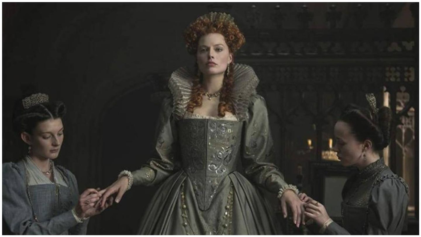 Margot Robbie, en su papel de Isabel I en 'María, reina de Escocia'. (Universal Pictures)