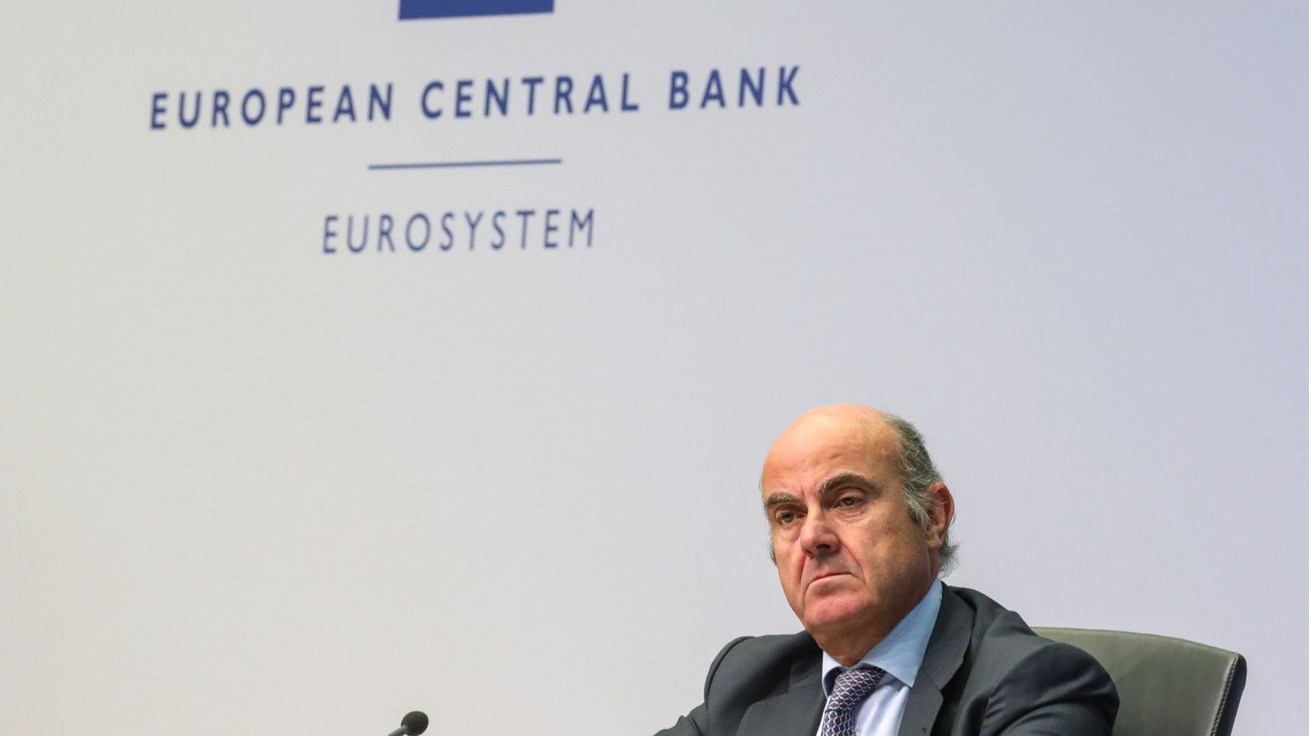Luis de Guindos, en una reunión del BCE.