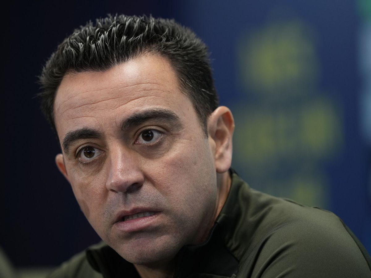 Foto: El entrenador del Barcelona, Xavi Hernández. (EFE/Alejandro García)