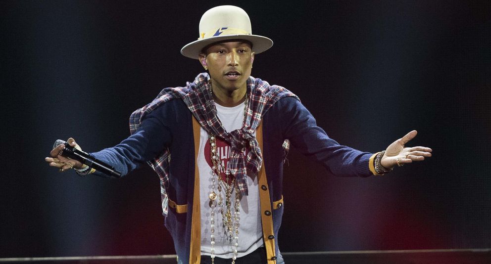 Pharrell en una actuación en Los Ángeles (Reuters)