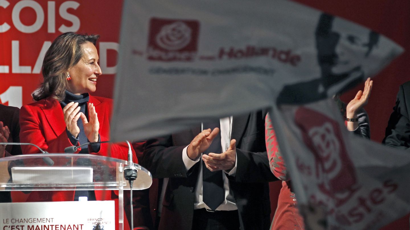 Royal durante un mitin para apoyar la candidatura presidencial de Hollande en 2012 (Reuters).