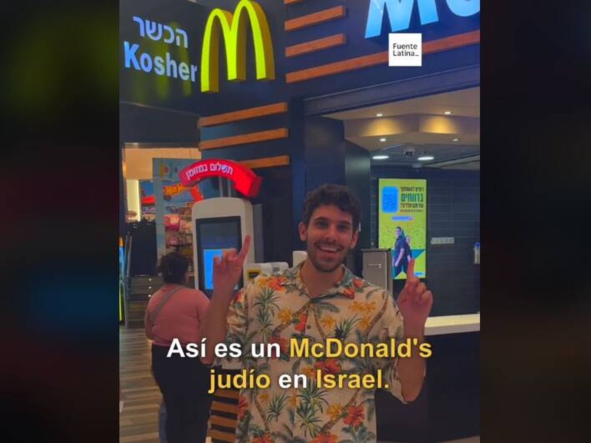 Foto: La popular cadena de restaurantes 'McDonald's' posee algunas diferencias en países como Israel (TikTok/@gastonyoxana)