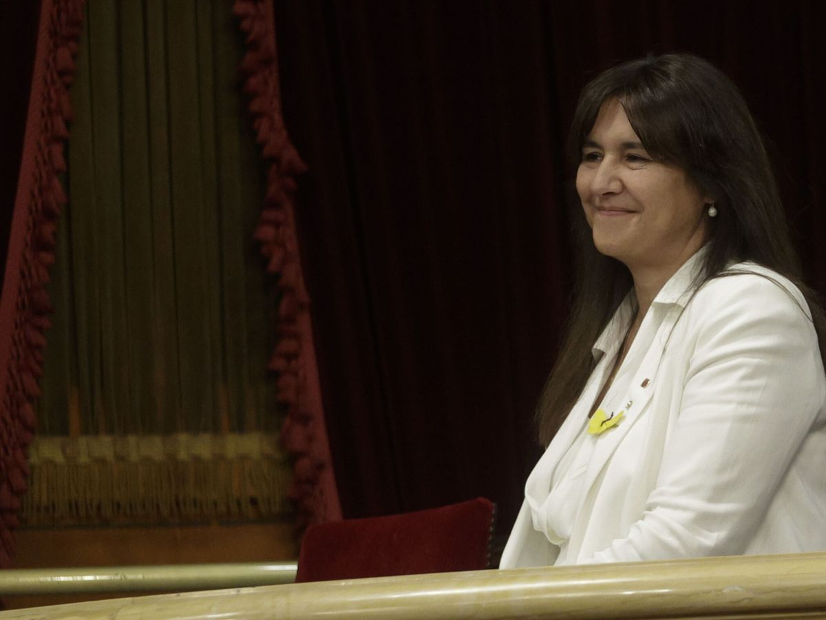 Foto: La expresidenta del Parlament, Laura Borràs. (EFE/Quique García)