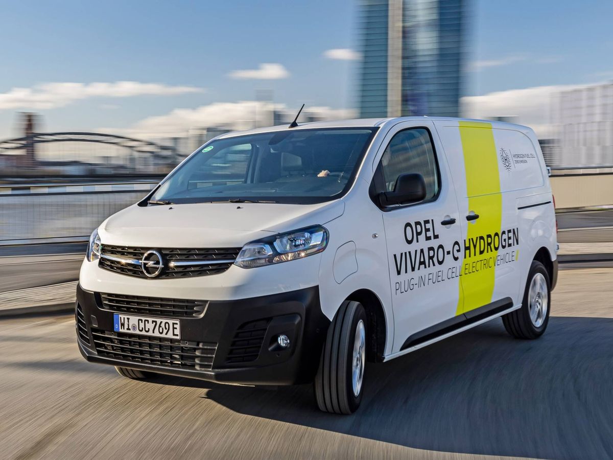 Foto: El Opel Vivaro-e Hydrogen combina dos tecnologías: PHEV y FCEV. (Opel)