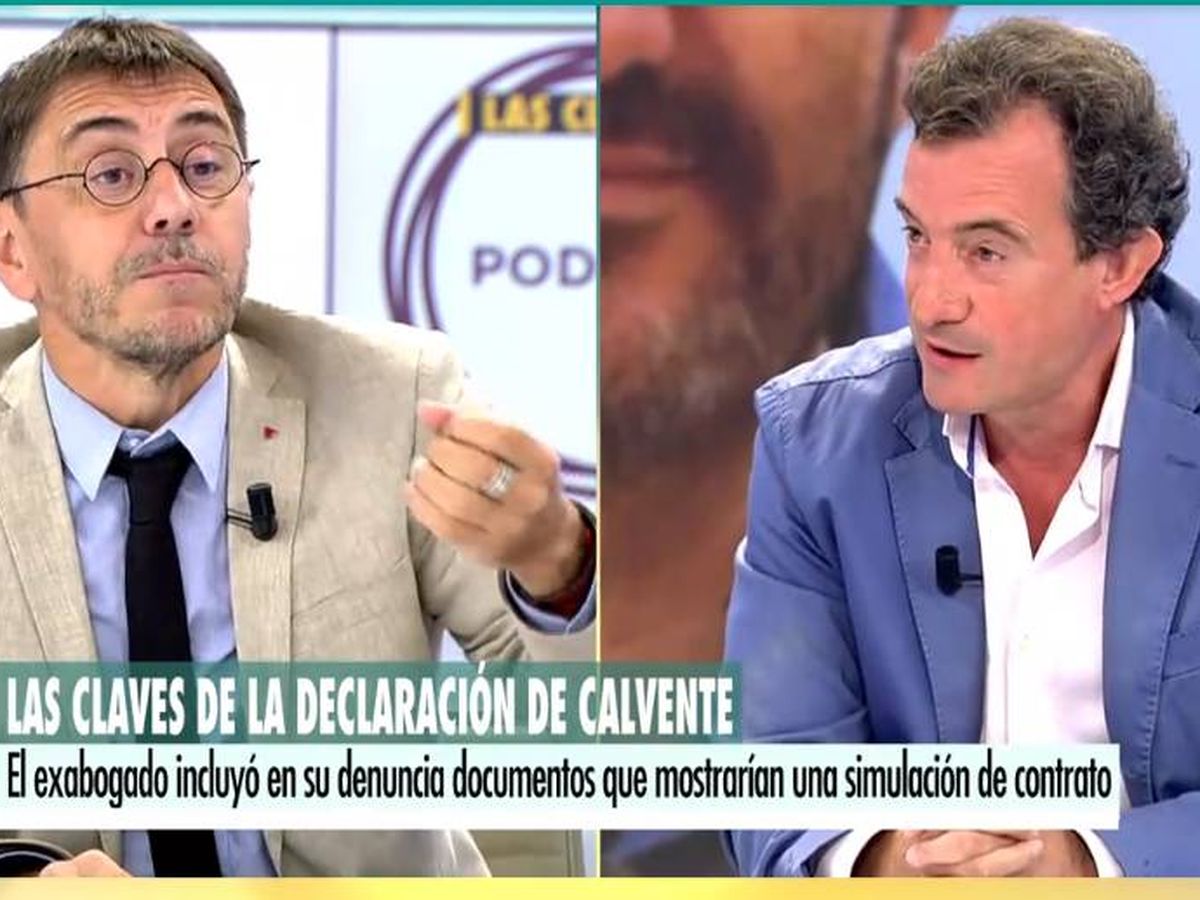 Giotto Dibondon Blanco Energizar Javier Gállego atiza a Monedero en Telecinco: "Sois peor que los partidos  que veníais a regenerar"