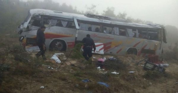 Foto: Foto de archivo de un accidente de autobús en México. (EFE)