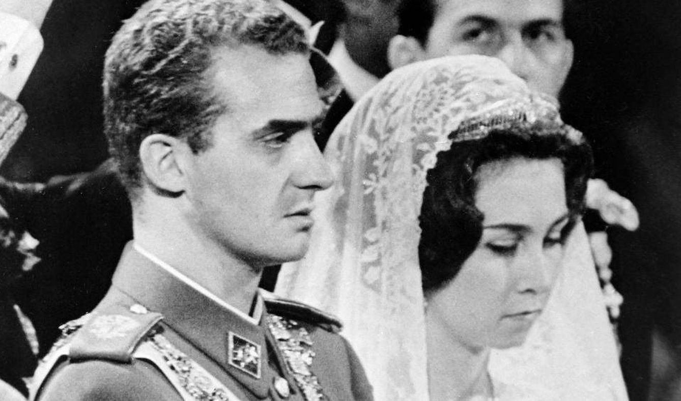 Los ahora reyes eméritos, el día de su boda. (Casa Real)