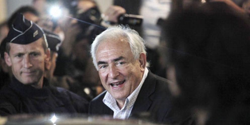 Foto: Strauss-Kahn declara por la denuncia de intento de violación a la escritora Tristane Banon