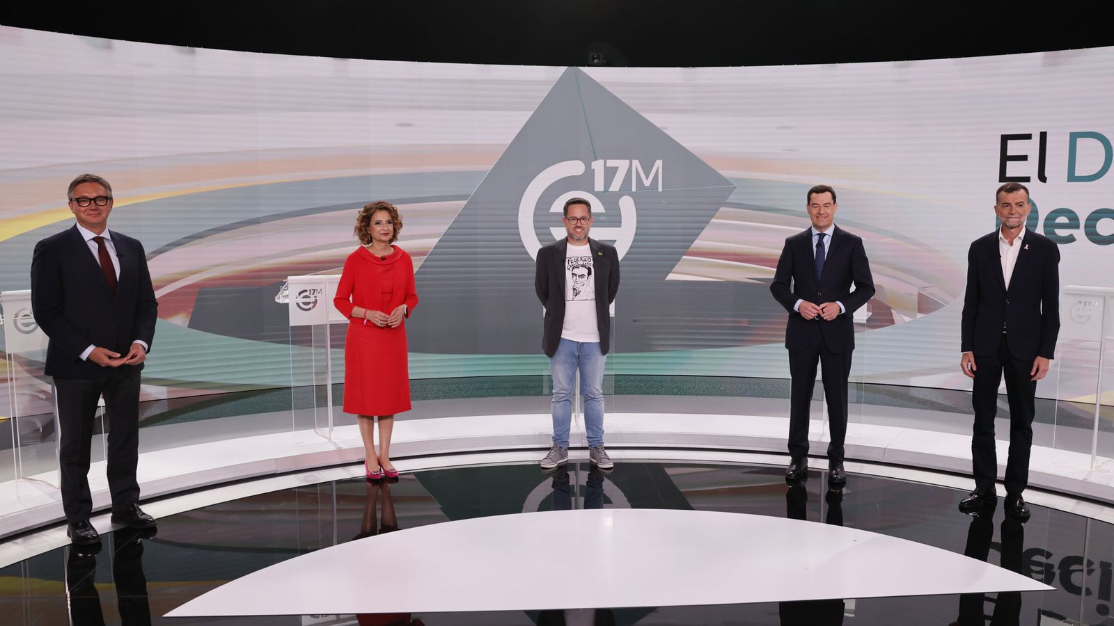 Sanidad, financiación o la muerte de los guardias civiles: qué dijo cada candidato en el segundo debate electoral de Andalucía y las claves