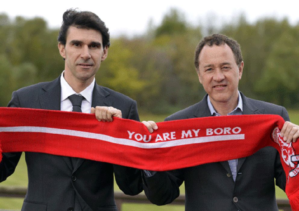 Foto: Aitor Karanka, en su presentación como nuevo entrenador del Middlesbrough.