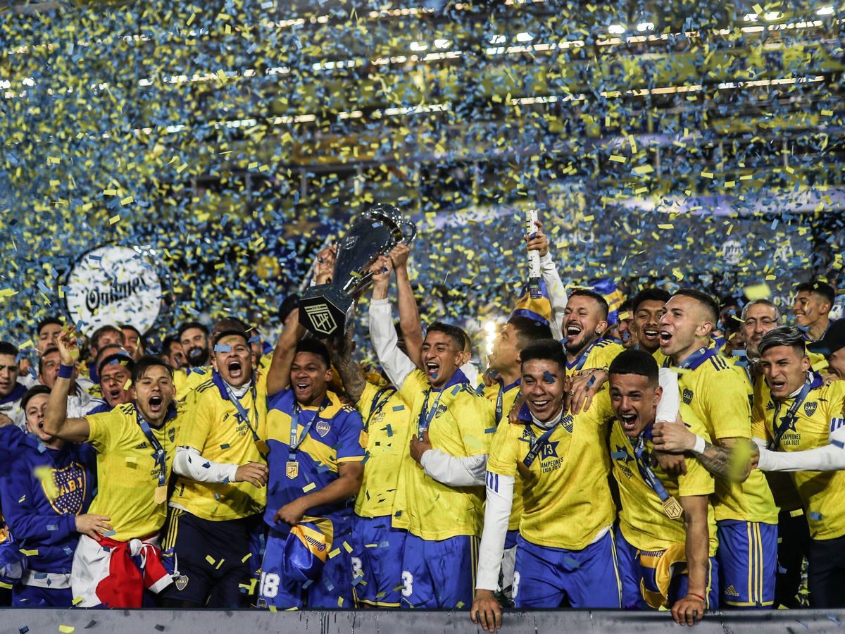 Foto: Boca se proclamó campeón gracias a River. (EFE/Juan Ignacio Roncoroni) 