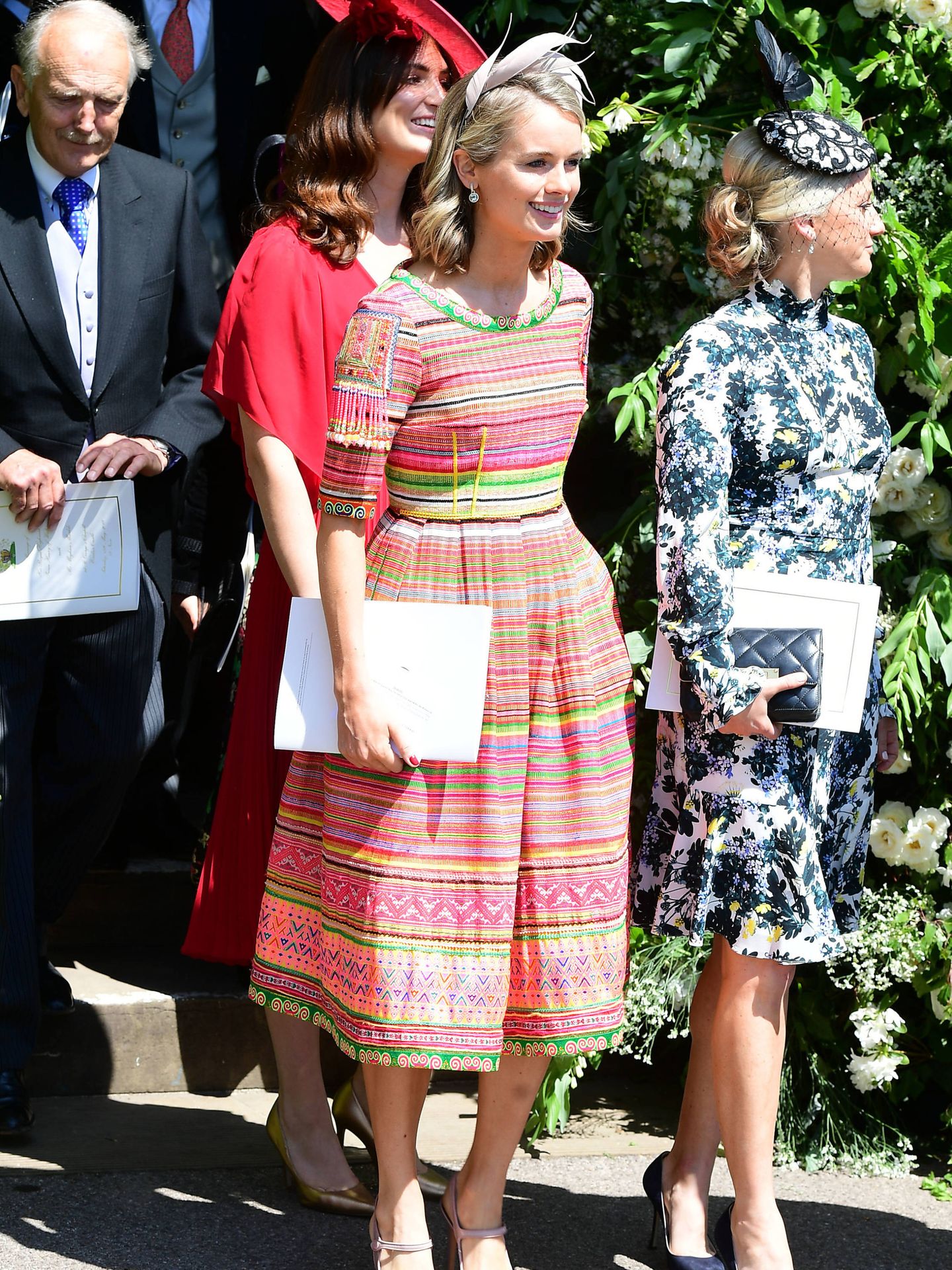 Cressida Bonas, en la boda del príncipe Harry. (Getty)