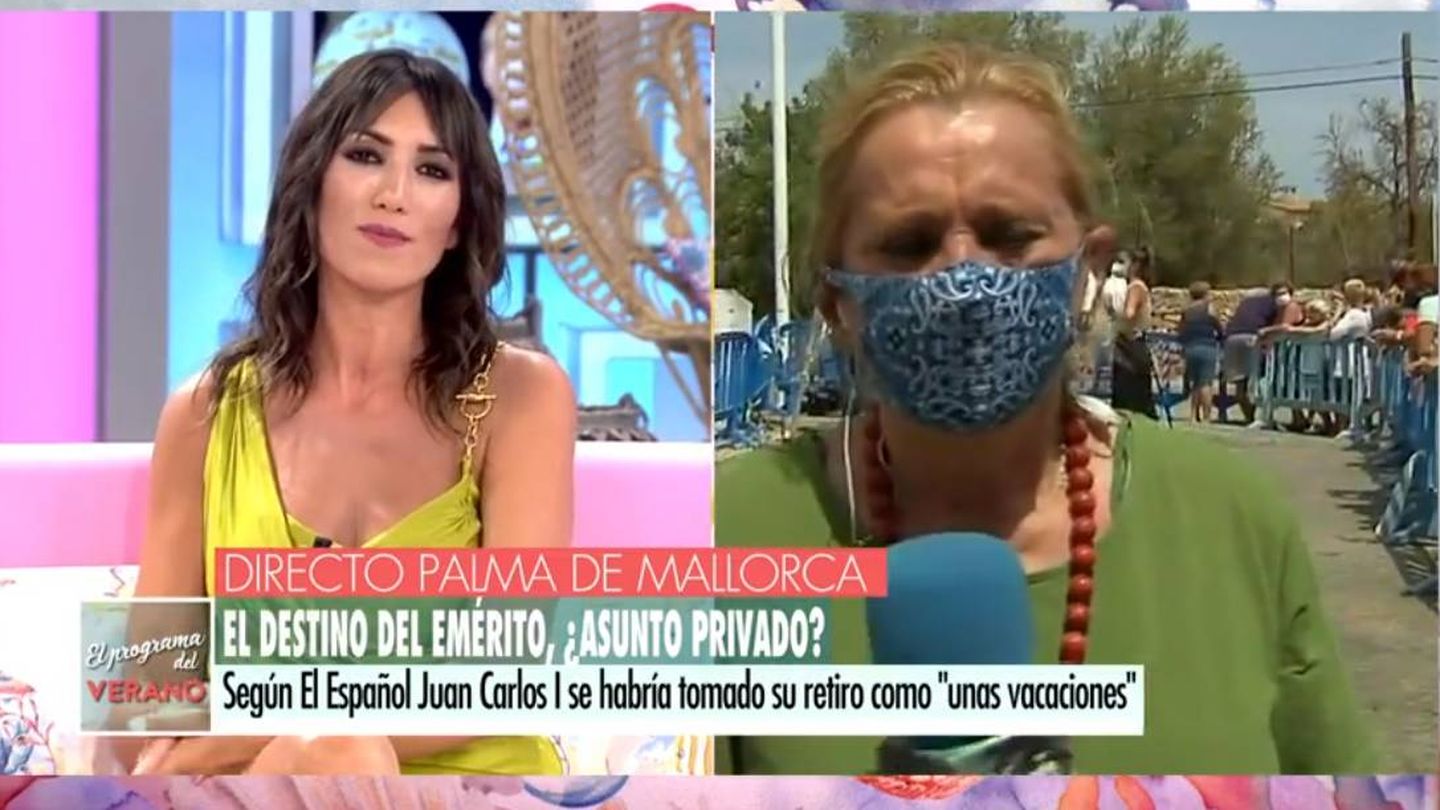 Patricia Pardo y Mariángel Alcázar, en 'El programa del verano'. (Telecinco)