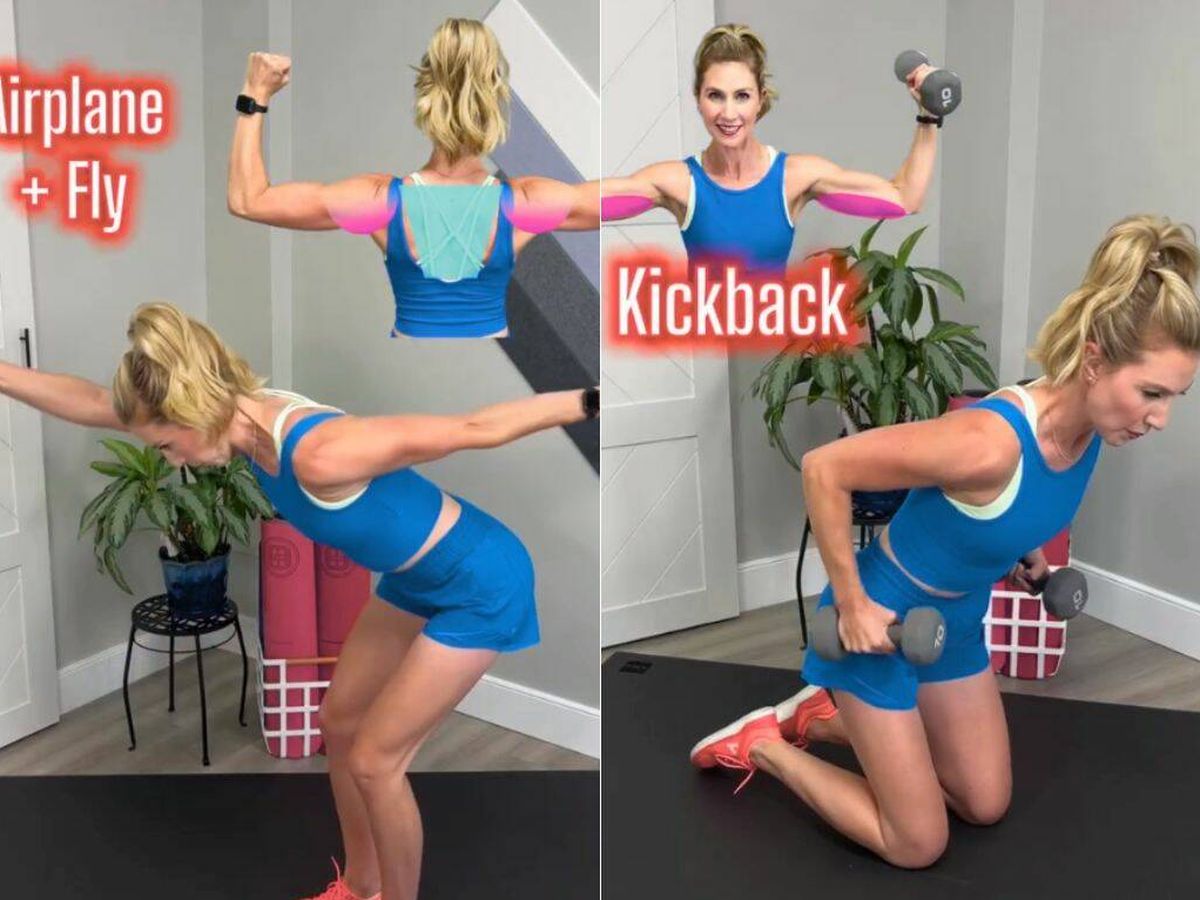Foto: Soy entrenadora y estos son los 5 ejercicios que te ayudarán a tonificar brazos y que no cuelgue nada (Instagram/@heidinealfitness)