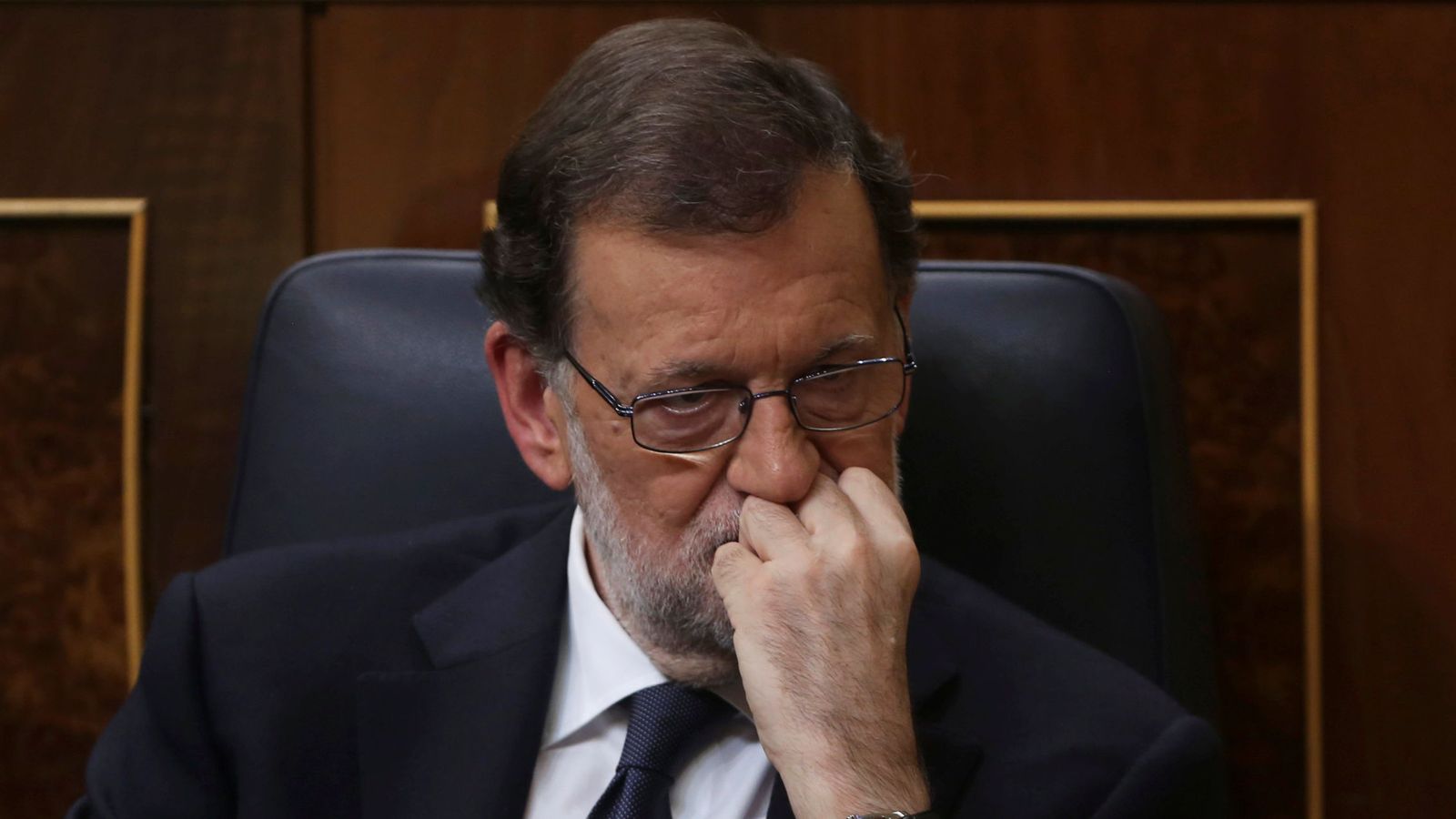 Foto: Mariano Rajoy durante la investidura. (Reuters)