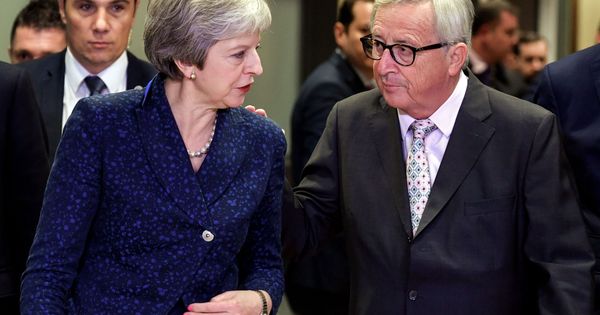 Foto: Theresa May y Jean-Claude Juncker. (EFE)