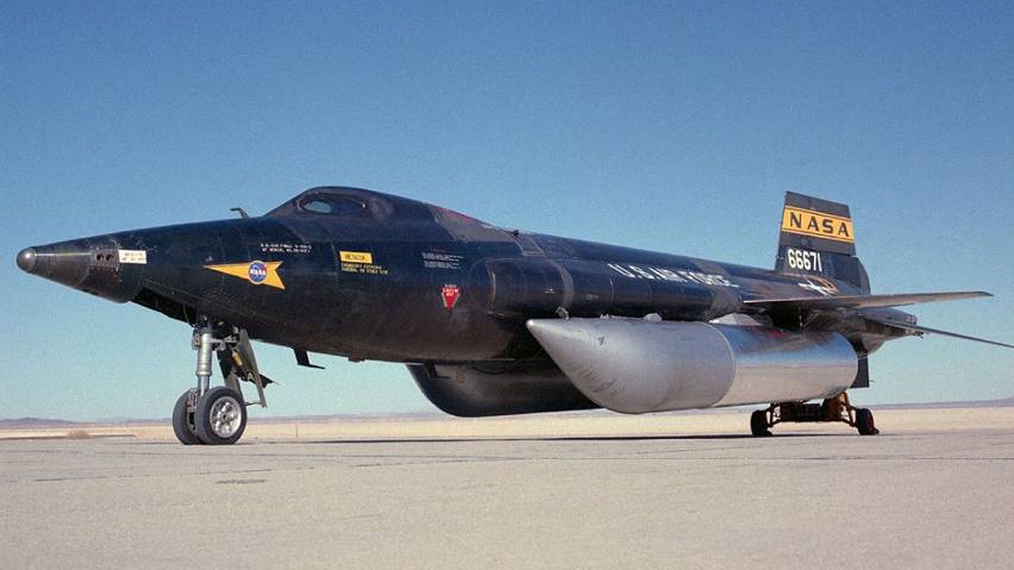 El X-15 es el avión más rápido de la historia. (NASA)