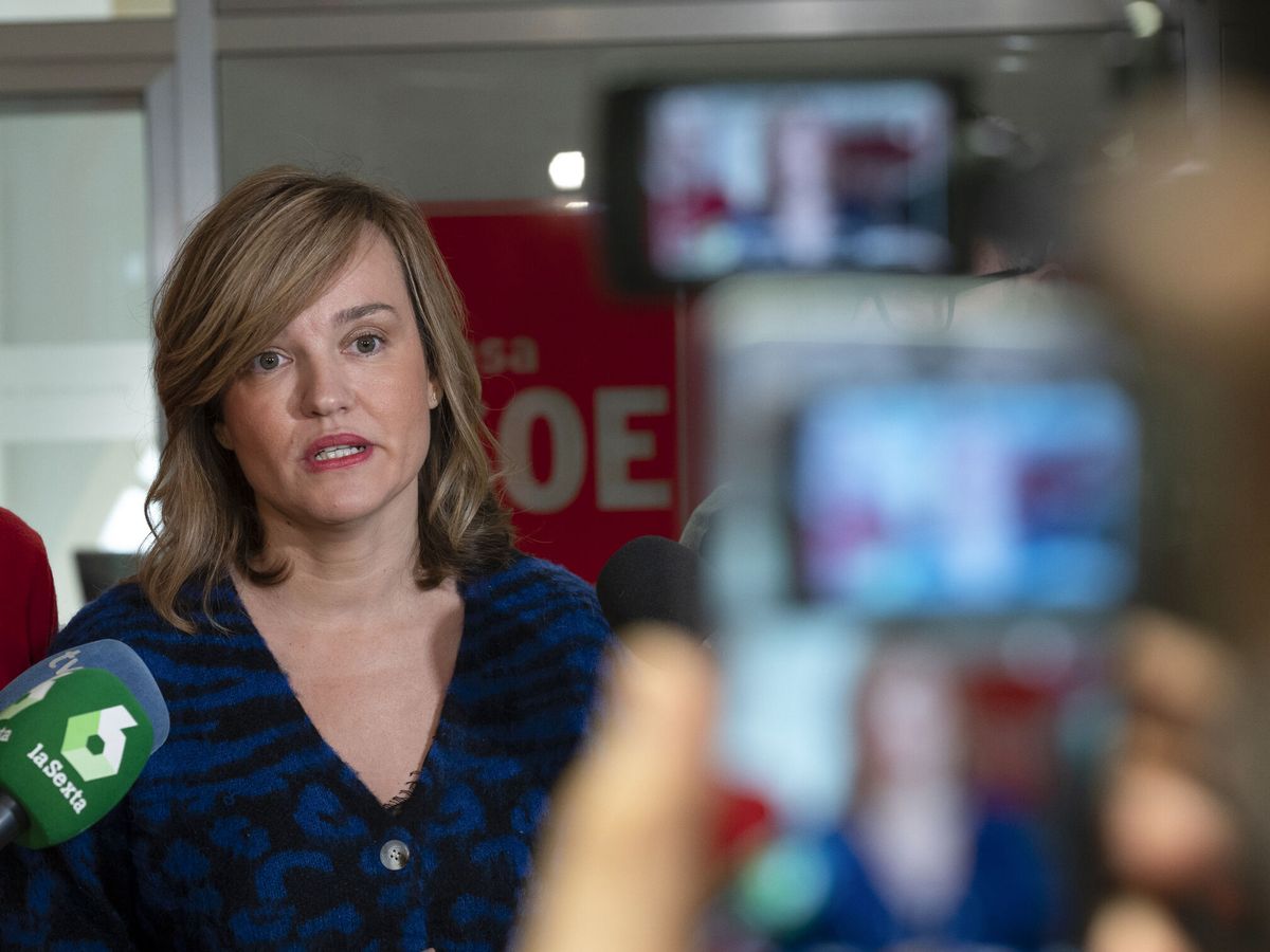 Foto: La portavoz nacional del PSOE y ministra de Educación, la socialista Pilar Alegría. (EFE/Pedro Puente Hoyos)