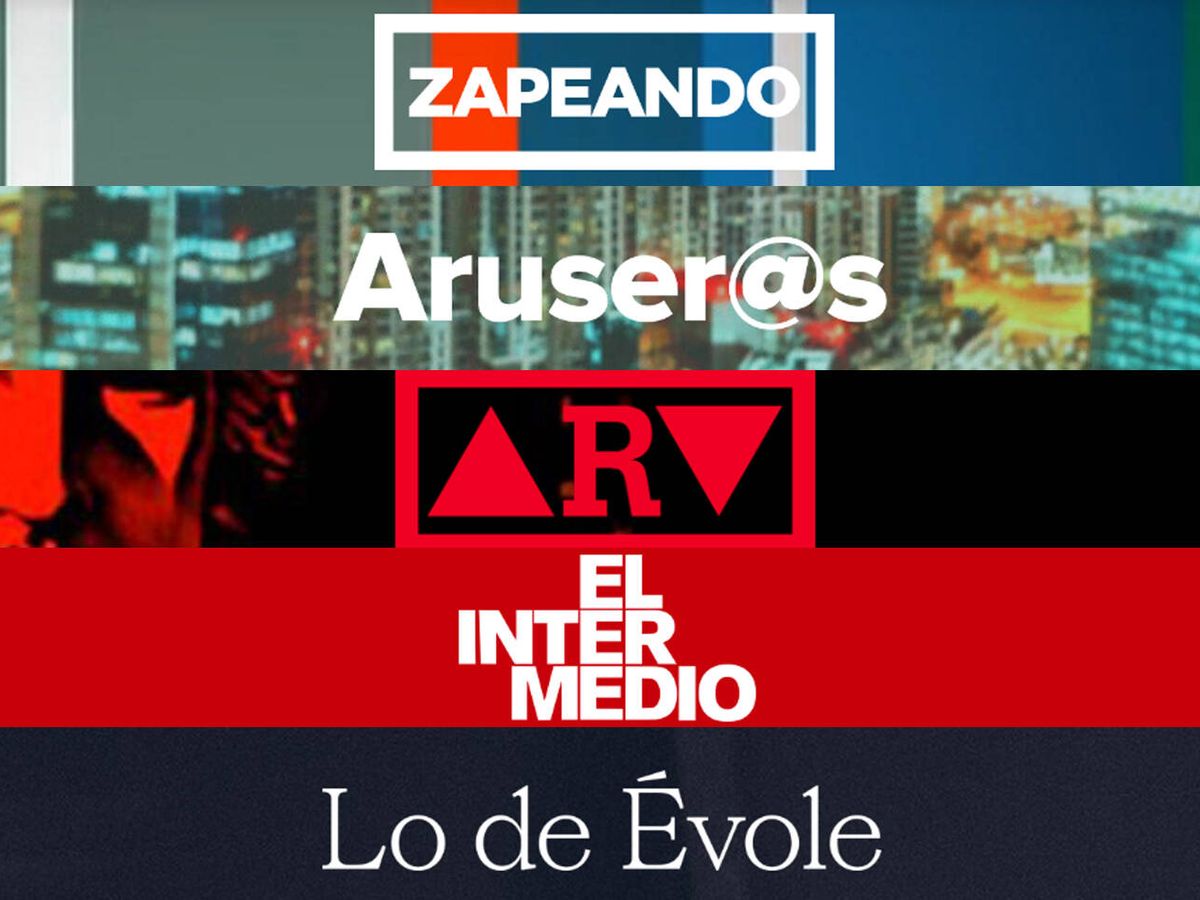 Foto: Fotomontaje con los logotipos oficiales de programas de La Sexta. (El Confi TV)