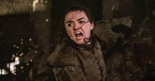 Foto: Arya Stark en un momento de la batalla. (HBO)