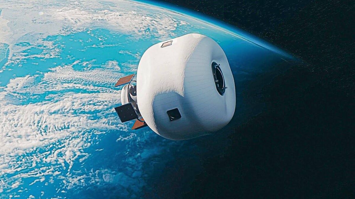 La nave inflable del tamaño de un estadio de fútbol que puede llegar al espacio en 2030
