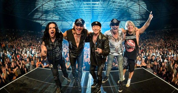 Foto: Scorpions tras un concierto de este año. (Foto: Jovan Nenadic)