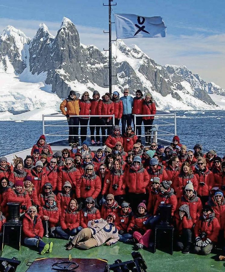 Foto: La primera expedición del Homeward Bound Project viajó a la Antártida a finales de 2016.