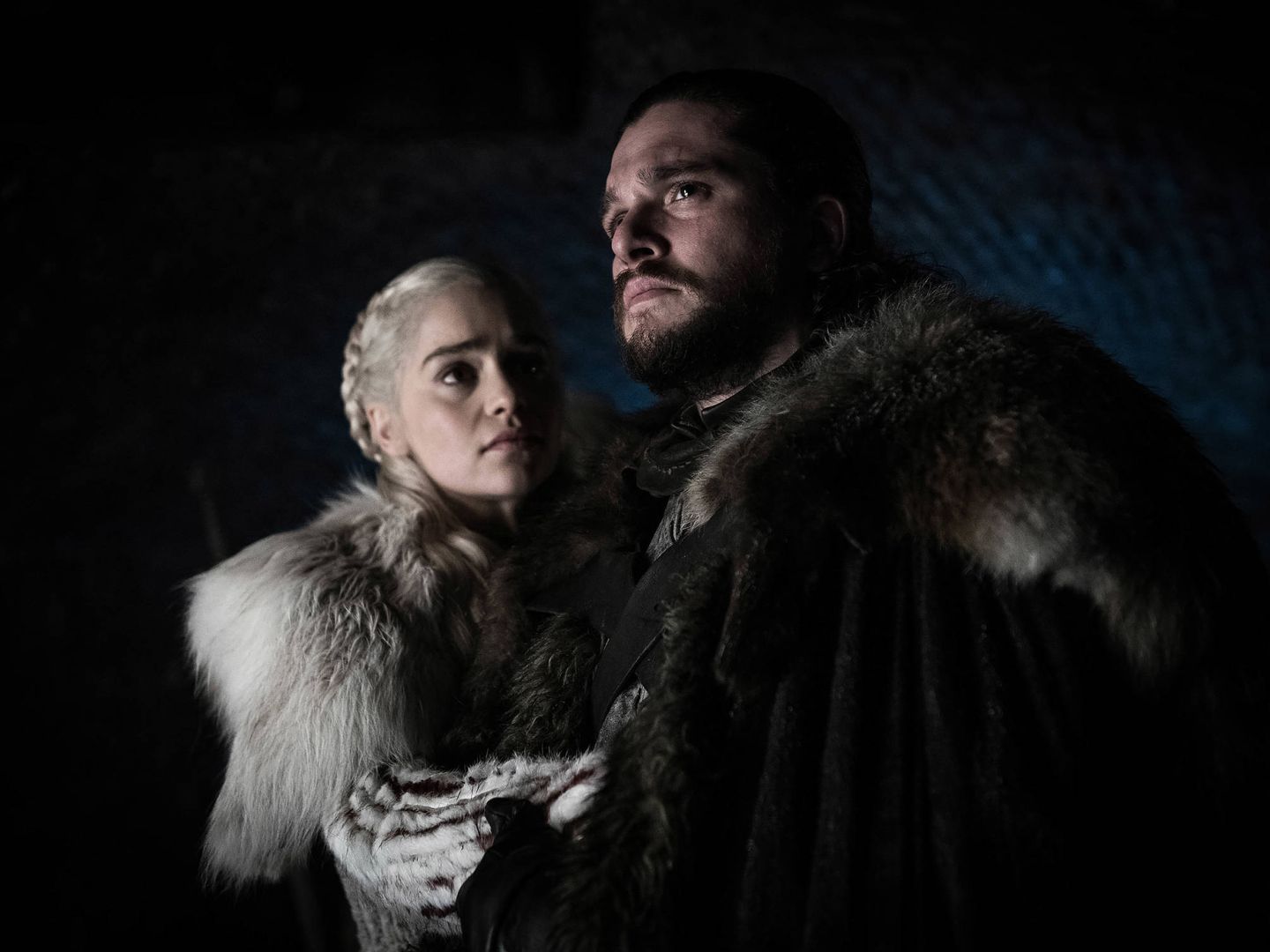 Daenerys y Jon Nieve, en 'Juego de tronos'. (HBO)