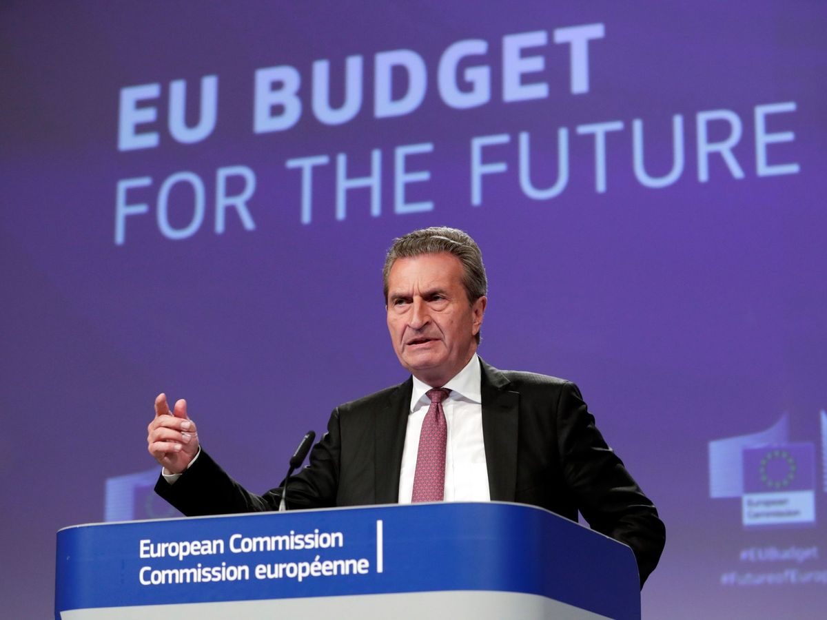 Foto: El comisario europeo de Presupuesto, Günther Oettinger