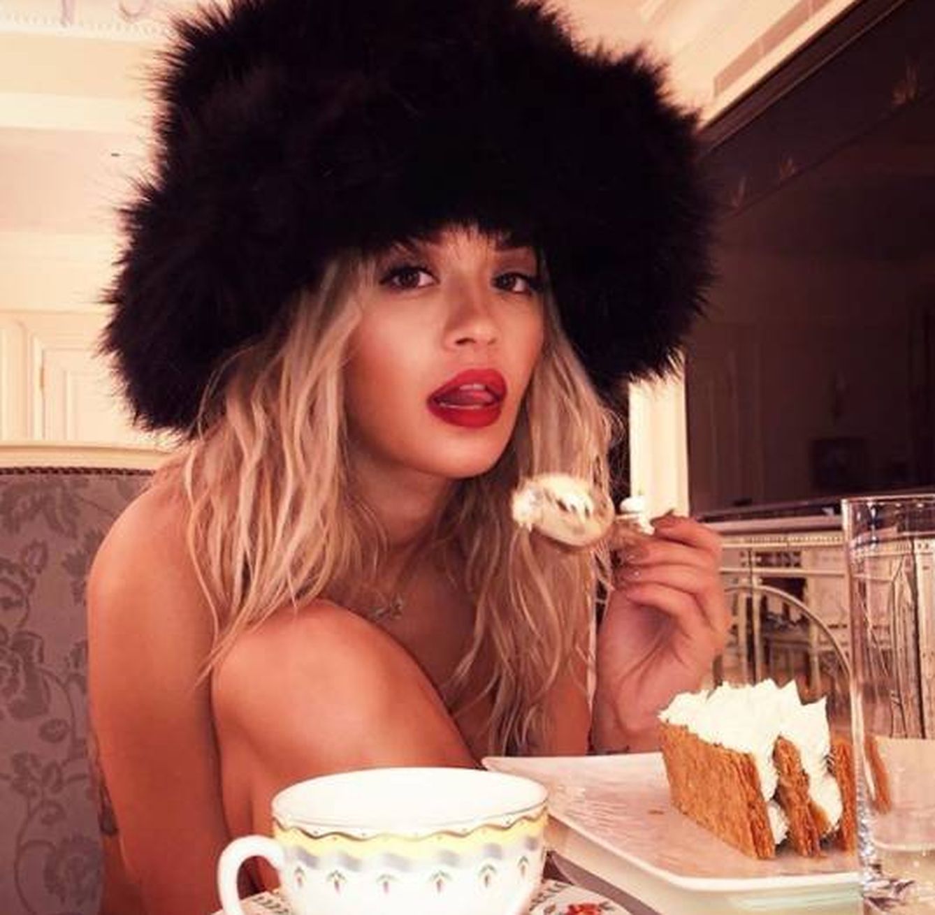 Rita Ora en una foto reciente de su Instagram.