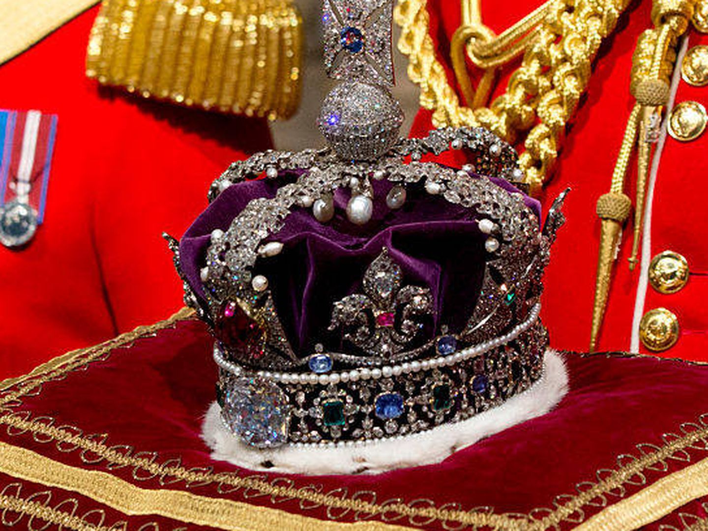 Corona Imperial con el diamante Cullinan II. (Getty)