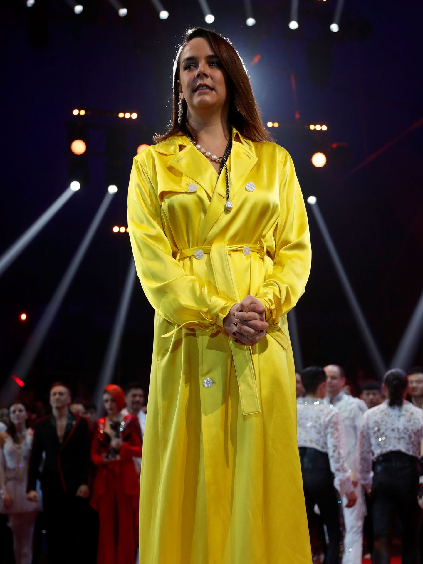 Pauline Ducruet, en una gala en 2020.(Reuters/Pool/Eric Gaillard)