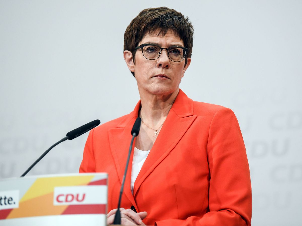 Foto: La líder del partido CDU, Annegret Kramp-Karrenbauer. (EFE)