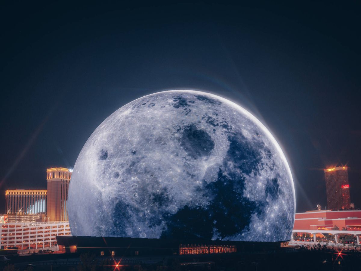 Foto: La gran esfera de Las Vegas. (Cedida por Sphere Entertainment)