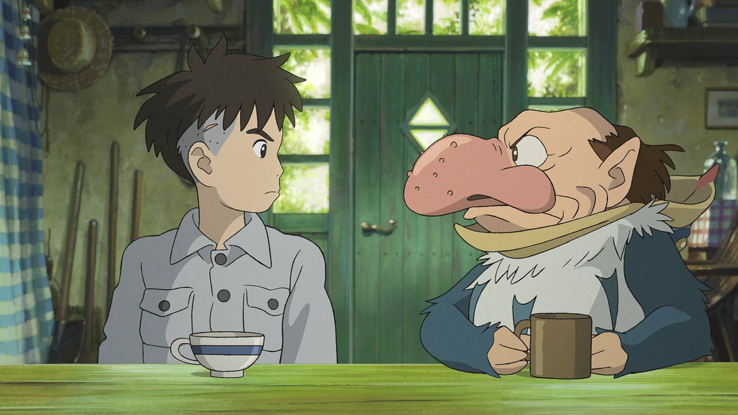 Una imagen de 'el chico y la garza'. la última película de Hayao Miyazaki. (Vértigo)